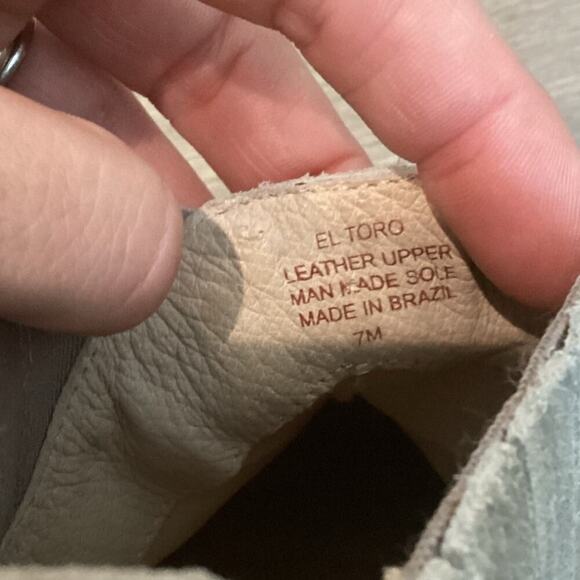 Matisse Womens Suede Leather Booties US 7 El Toro Boots Western Boho Southwest - Picture 2 of 9